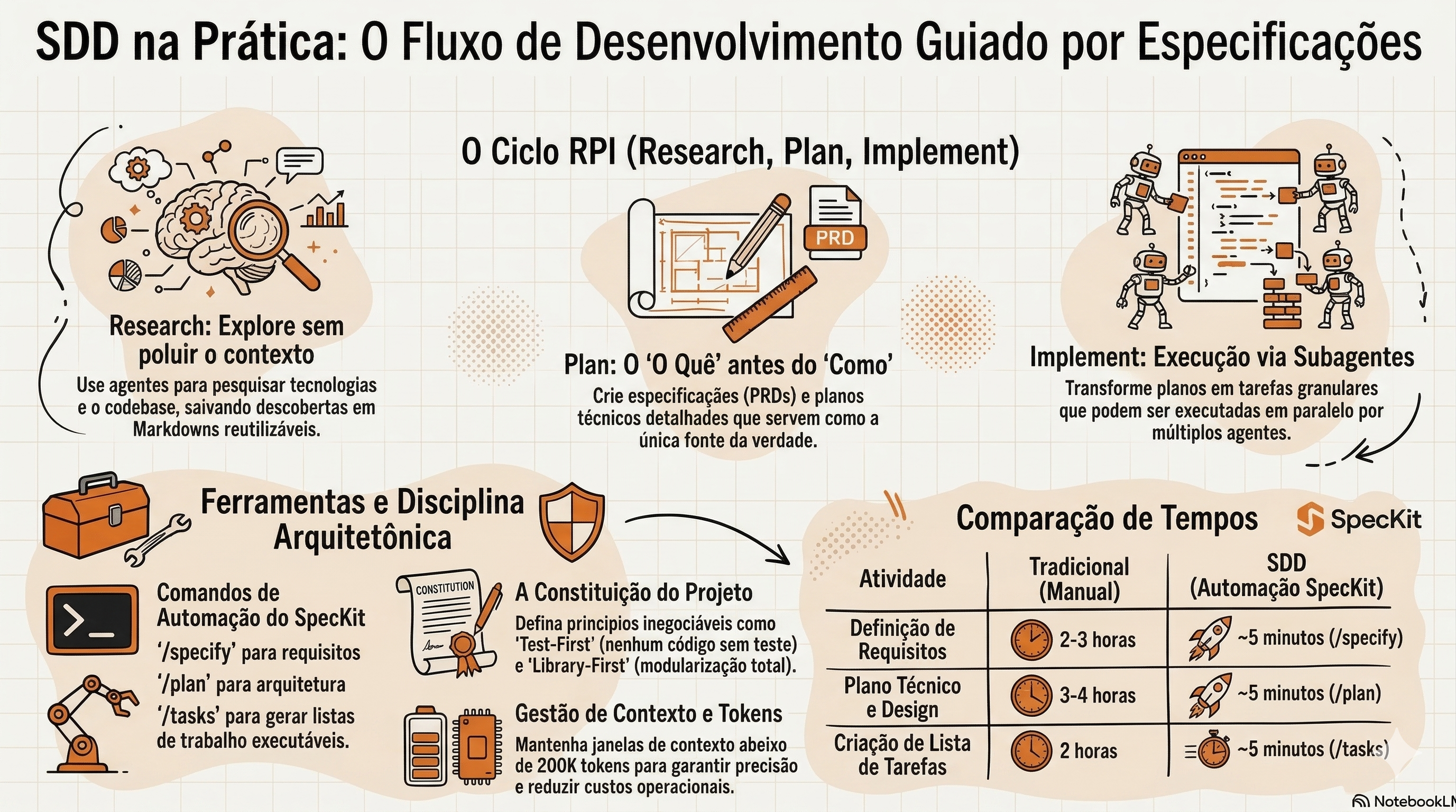 Diagrama de referência sobre papéis e interações no SDD